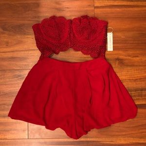 Fashion Nova Lace Romper